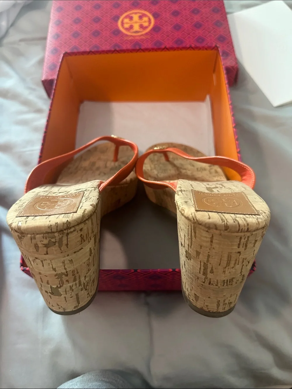Tory Burch Wedge Sandals Size 11